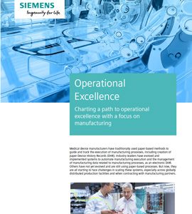 Operational Excellence: Charting a path to operational excellence with a focus on manufacturing